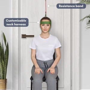Bejoyland 3-in-1 Neck Stretcher and Trainer for Neck Training