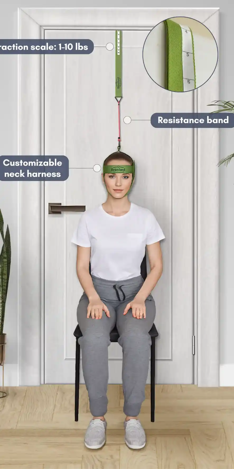 Bejoyland Neck Stretcher & Trainer for Workout and Alignment